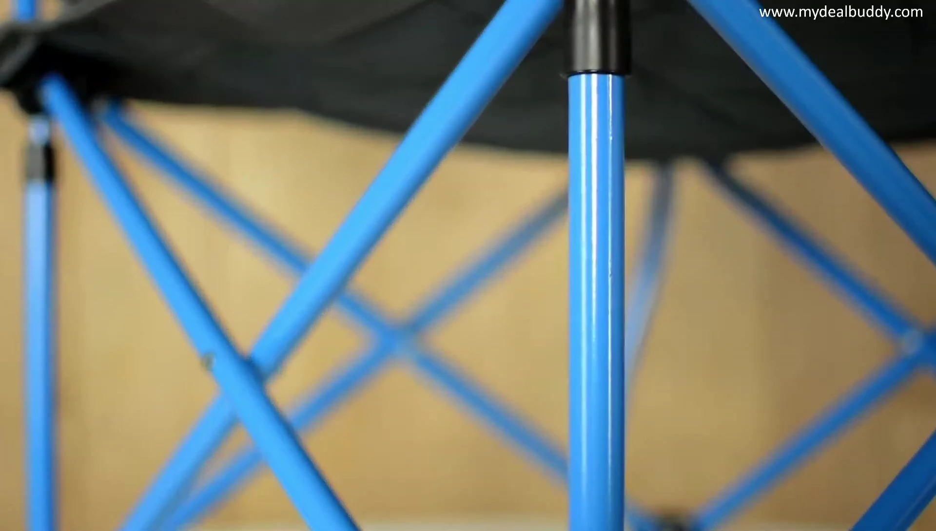 Close-up of Kelty chair frame