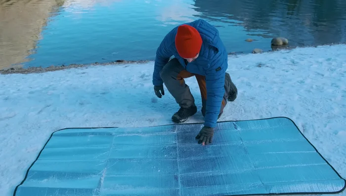 Insulate the ground using a three-part system: reflective mat, foam mat, and a high-R-value sleeping pad (Therm-a-Rest XTherm).