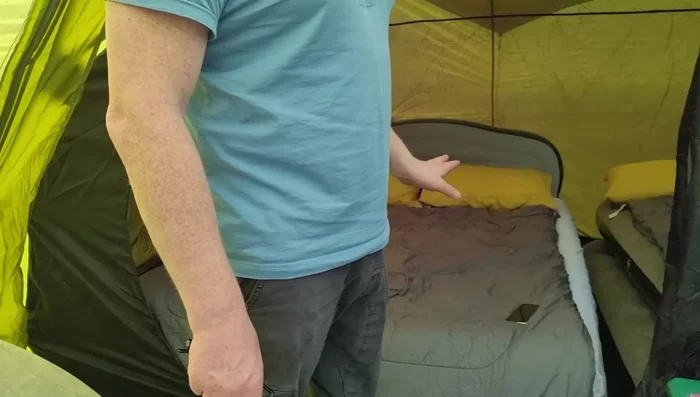 Use silver-backed foil blankets under your air mattress to insulate against cold nights.