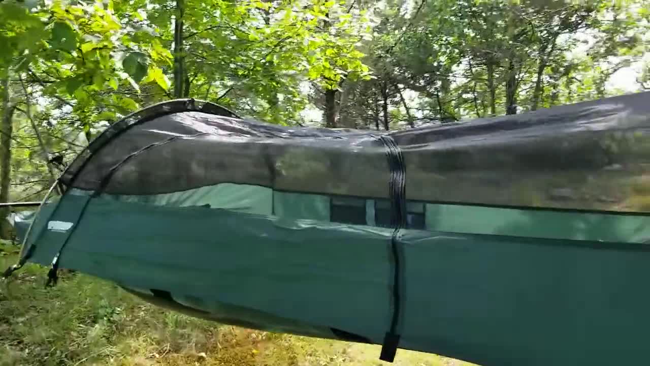 Close-up of the attachment system