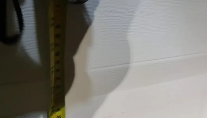 Mark the measured height (from step 2) on the wall. Ideally, aim 3-4 inches below this mark.