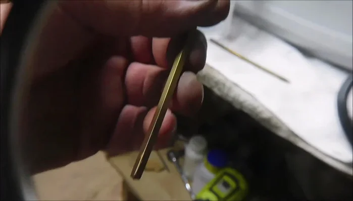 Hone down imperfections on the needle valve (if necessary): Use a drill with sandpaper to smooth out any ridges or indentations that prevent proper sealing.