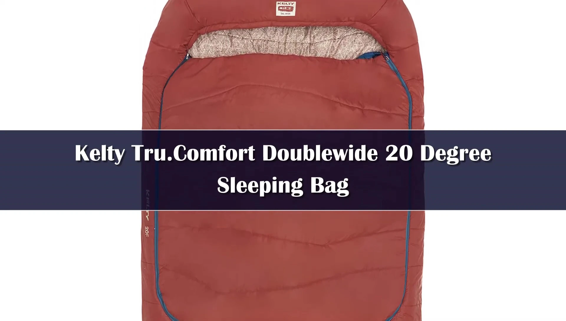 Overview of Katie's True Comfort double sleeping bag