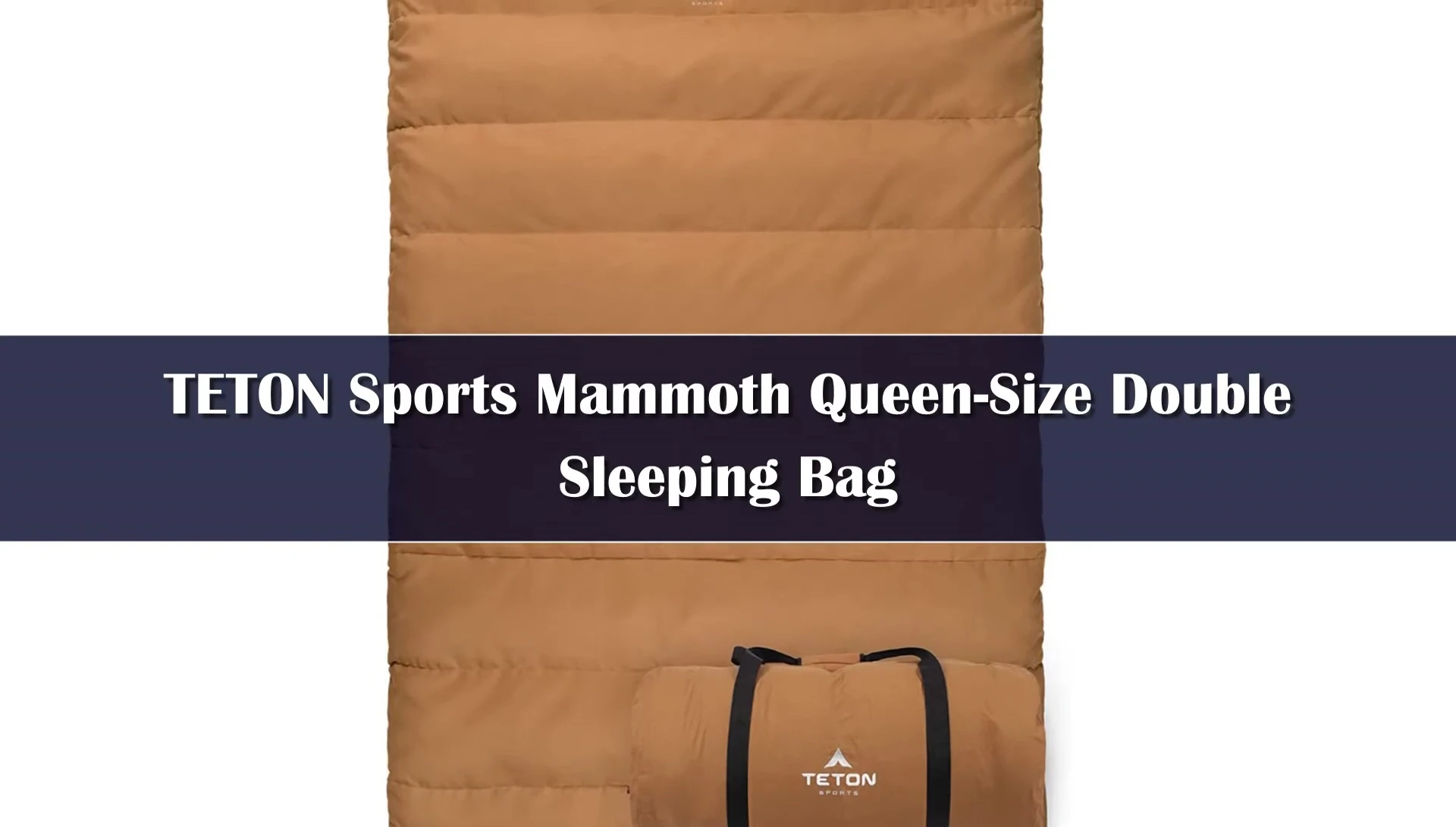 The enormous Andsports Mammoth double sleeping bag