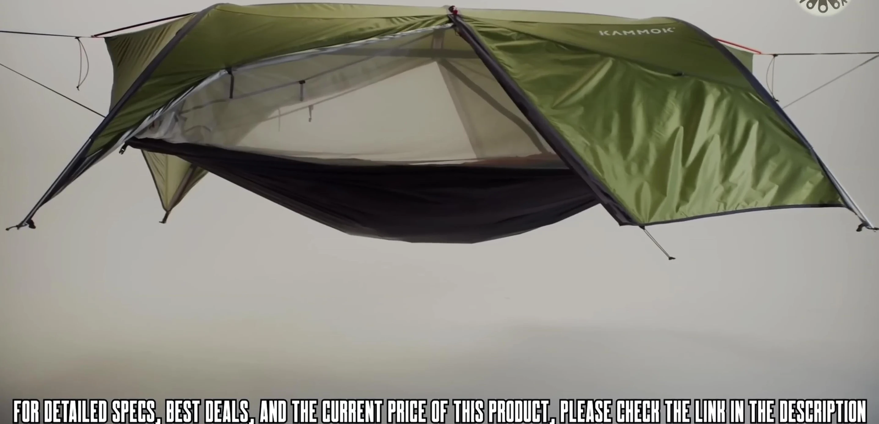 Sunda 2.0 transitioning from ground tent to hammock mode.