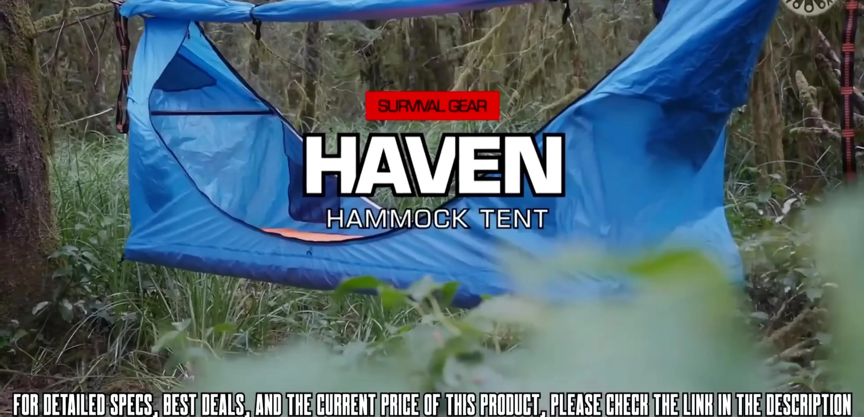 The Haven setup, showing the spacious sleeping platform.