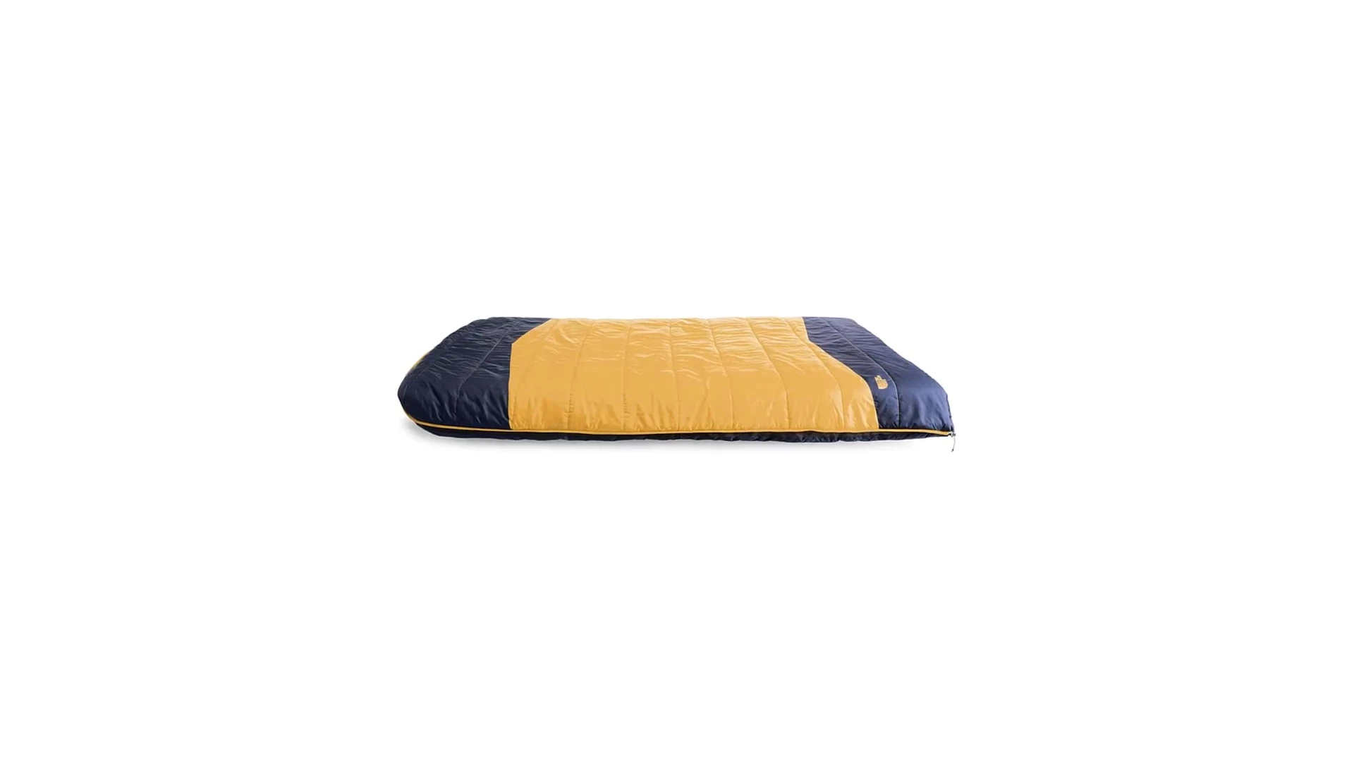 Showing the different layers of the sleeping bag