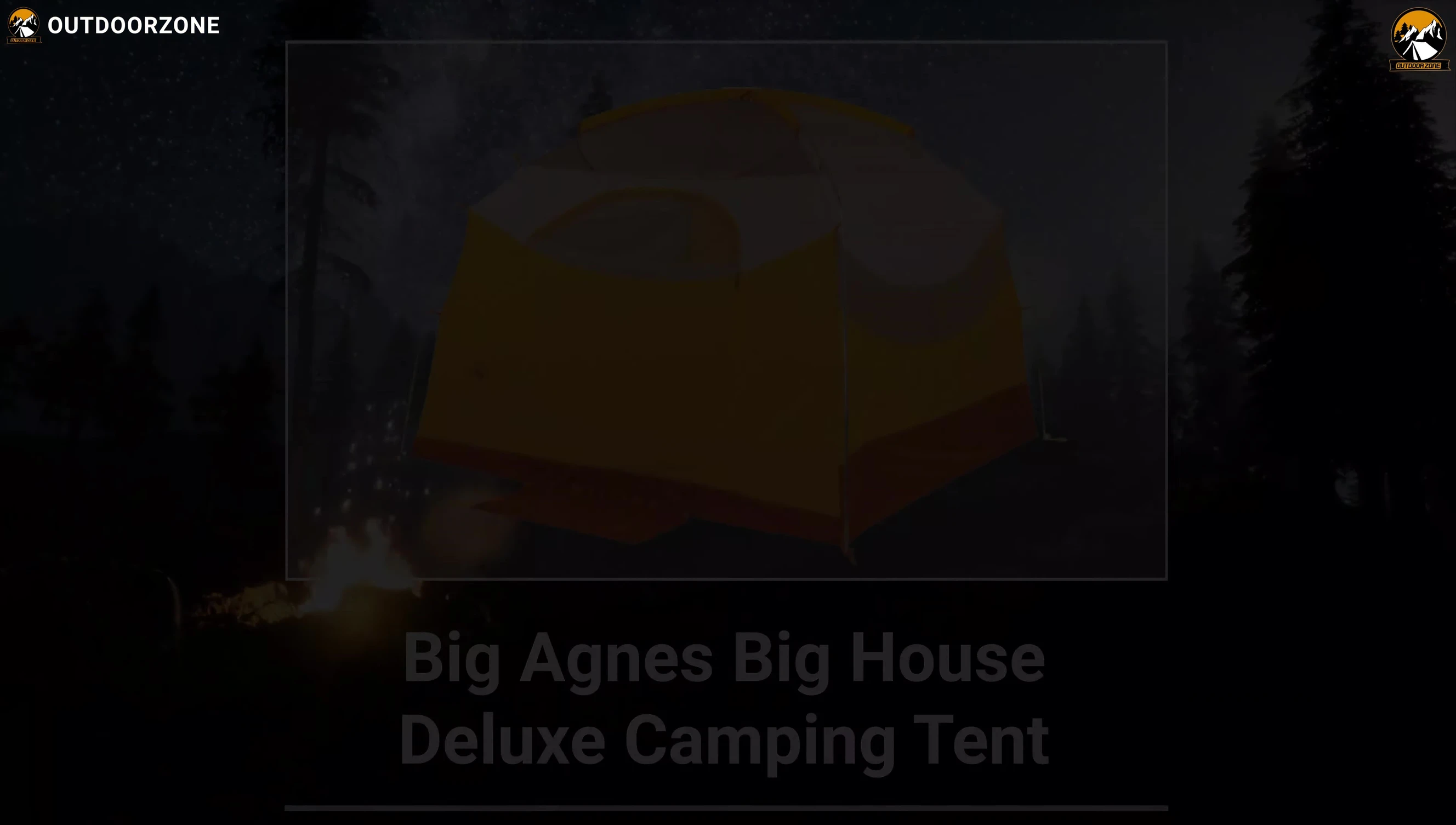 Big Agnes Big House 6 Deluxe tent exterior shot