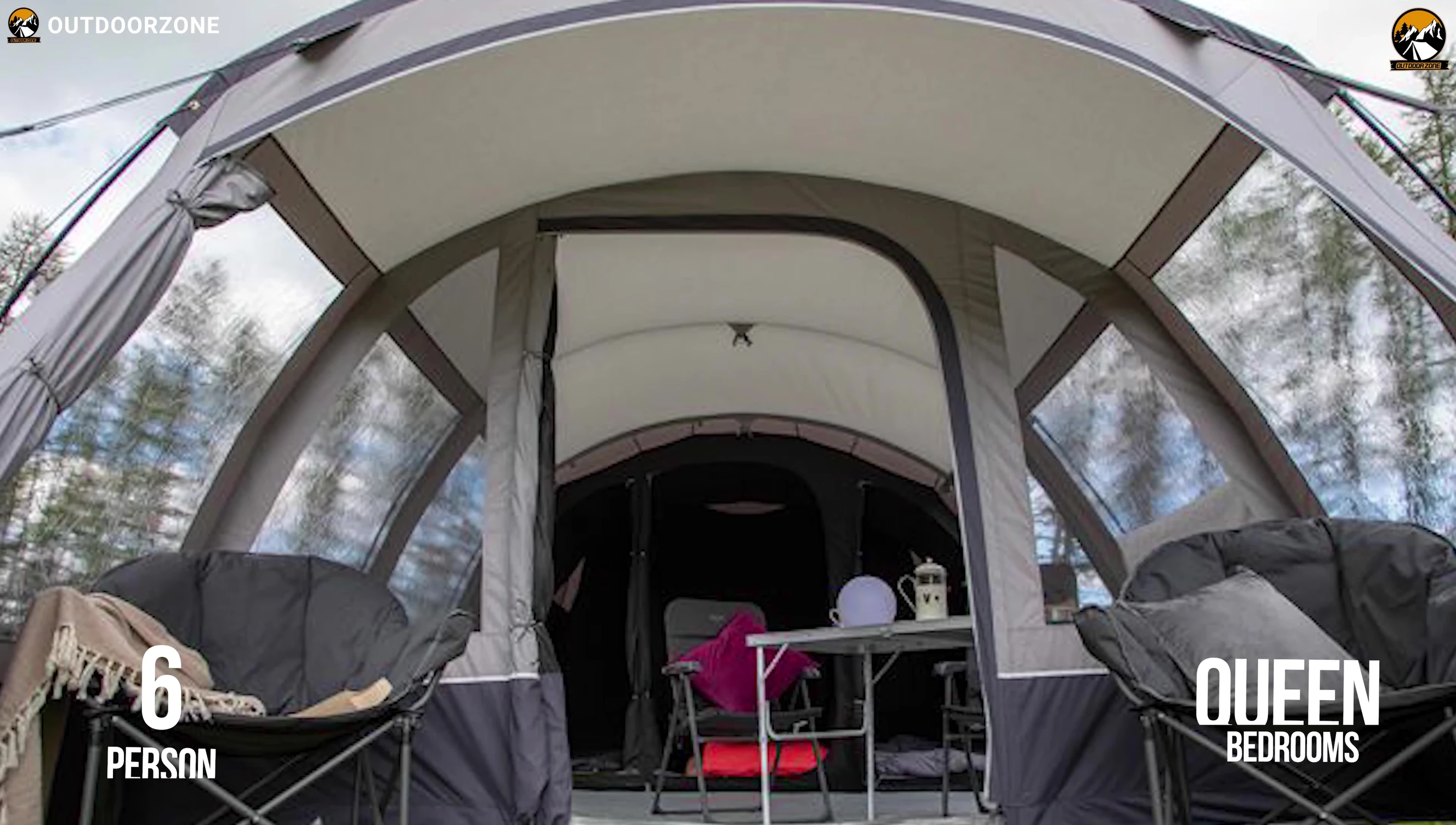 Interior shot showcasing the spacious interior and bedrooms