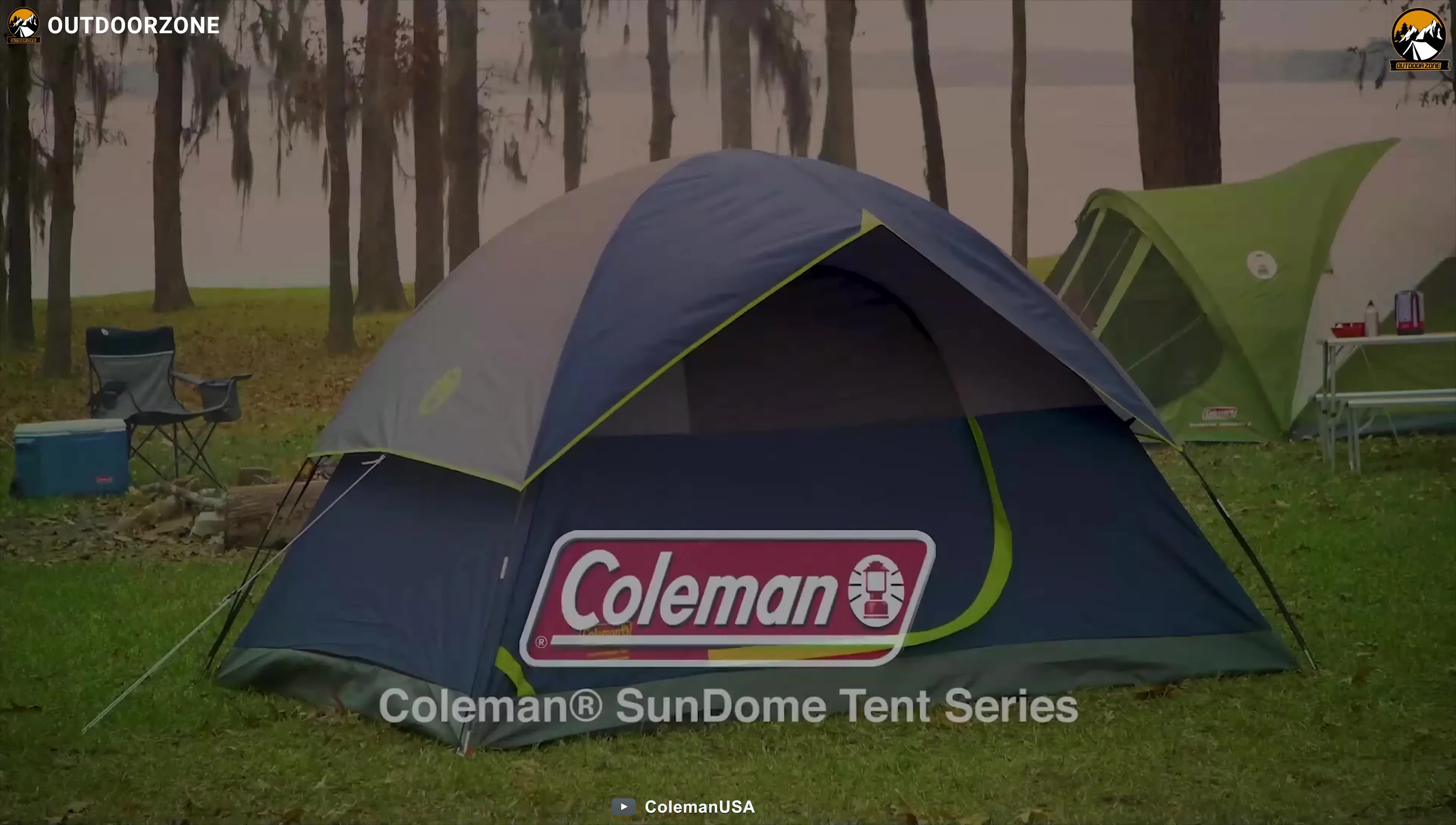 Coleman Sundome tent exterior