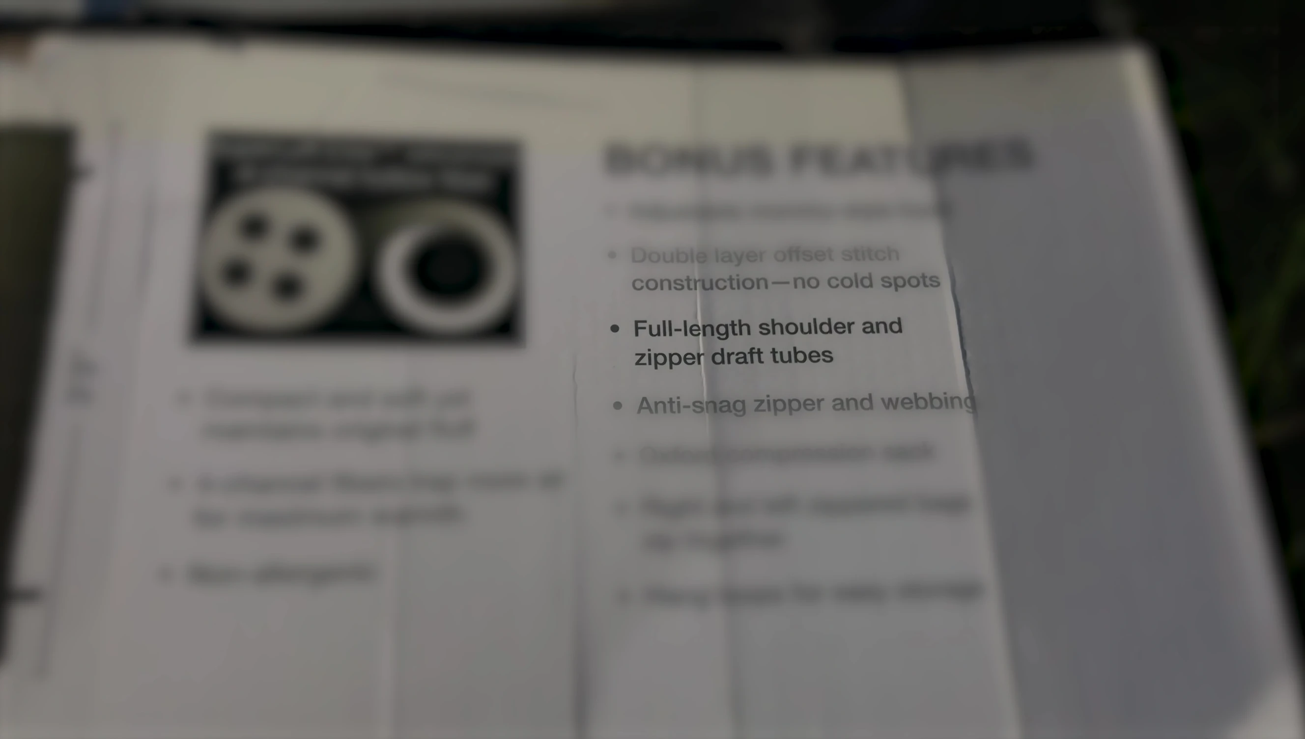 Close-up shot of the draft tube.