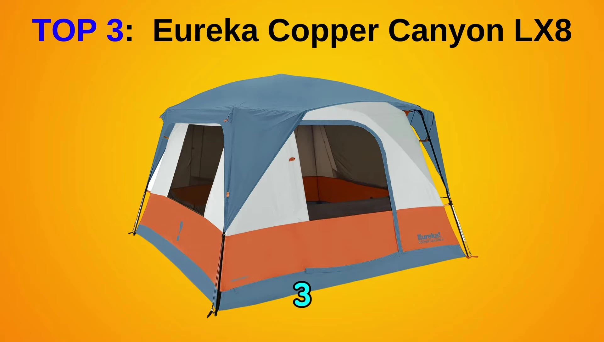 Eureka Copper Canyon XL8 displayed