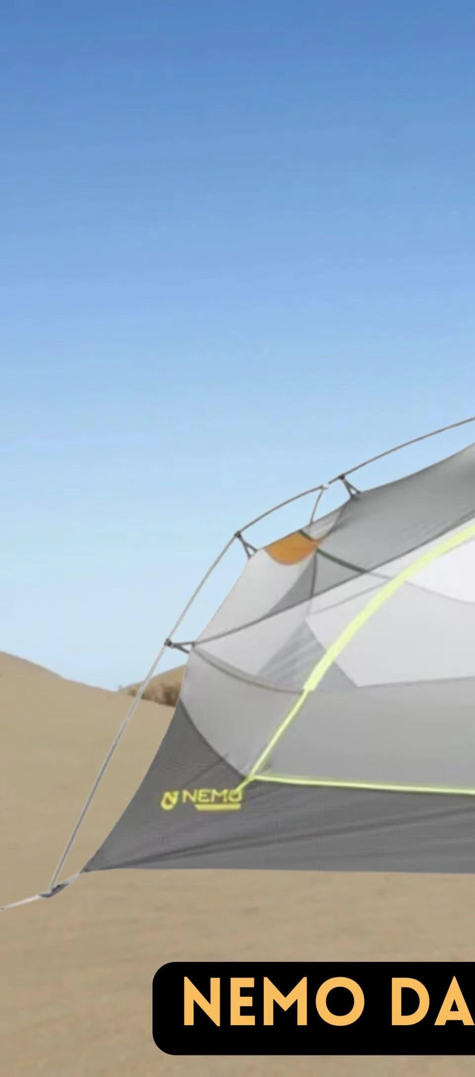 Interior of Nemo Dagger OSM tent showing space