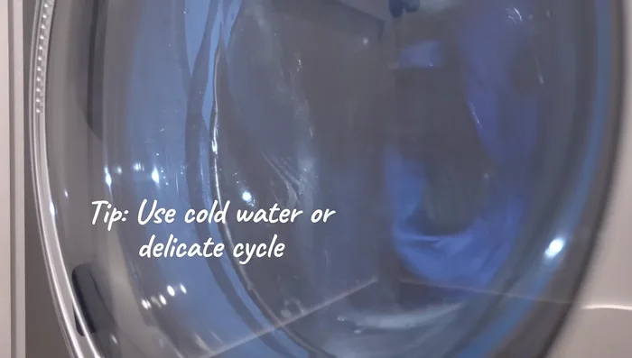 Wash with cold water on a gentle cycle.