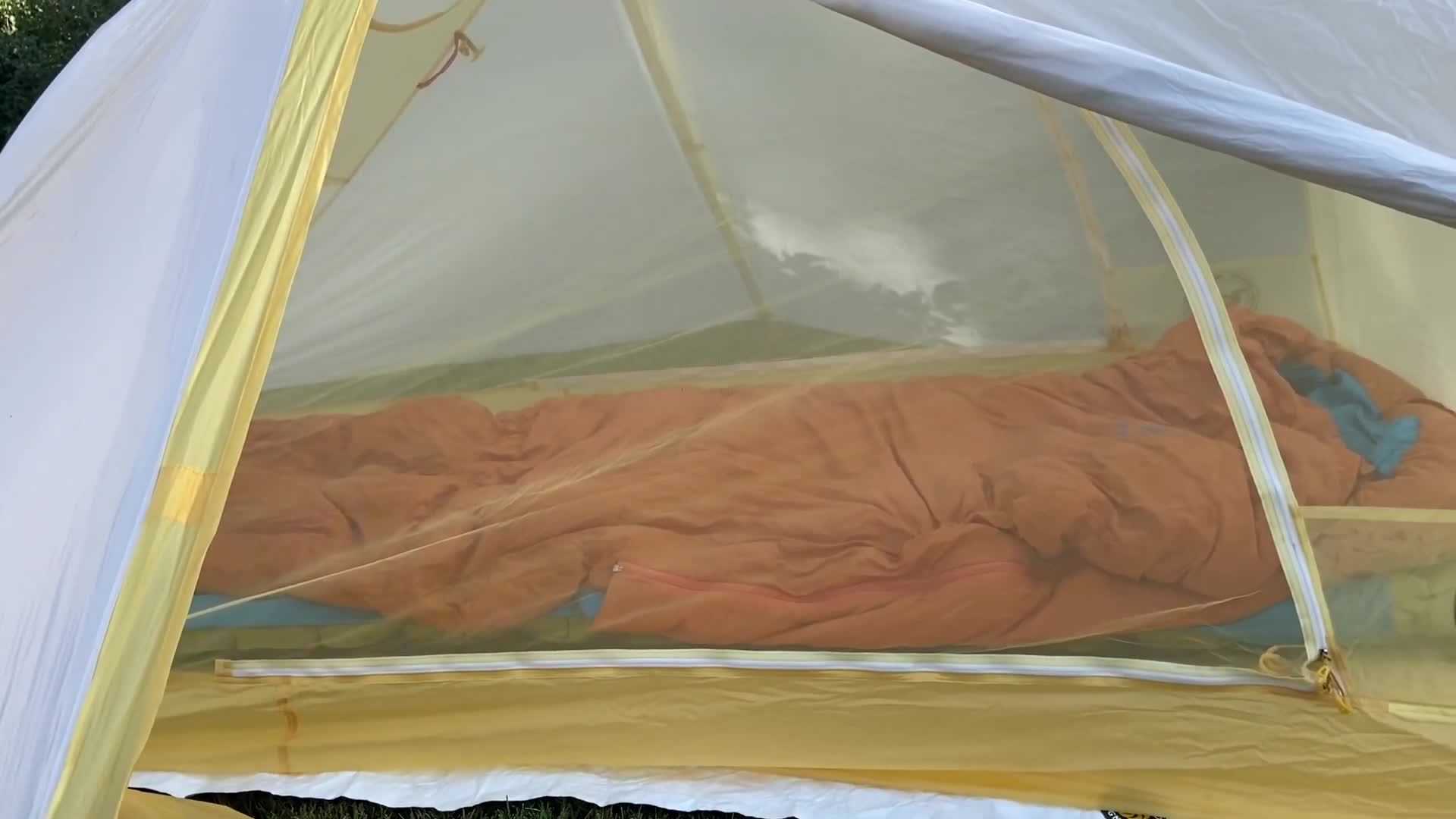 Close-up shot of the Big Agnes Tiger Wall UL2 tent