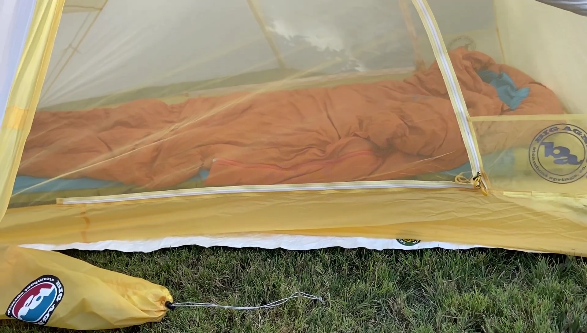 Image showing the packed weight of the tent