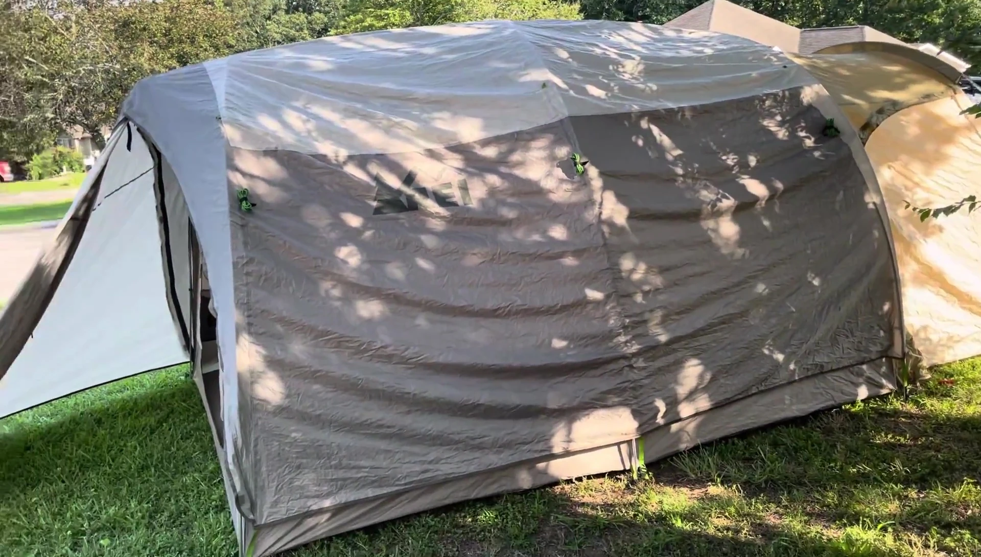 Final shot of the Kingdom 6 tent set up.