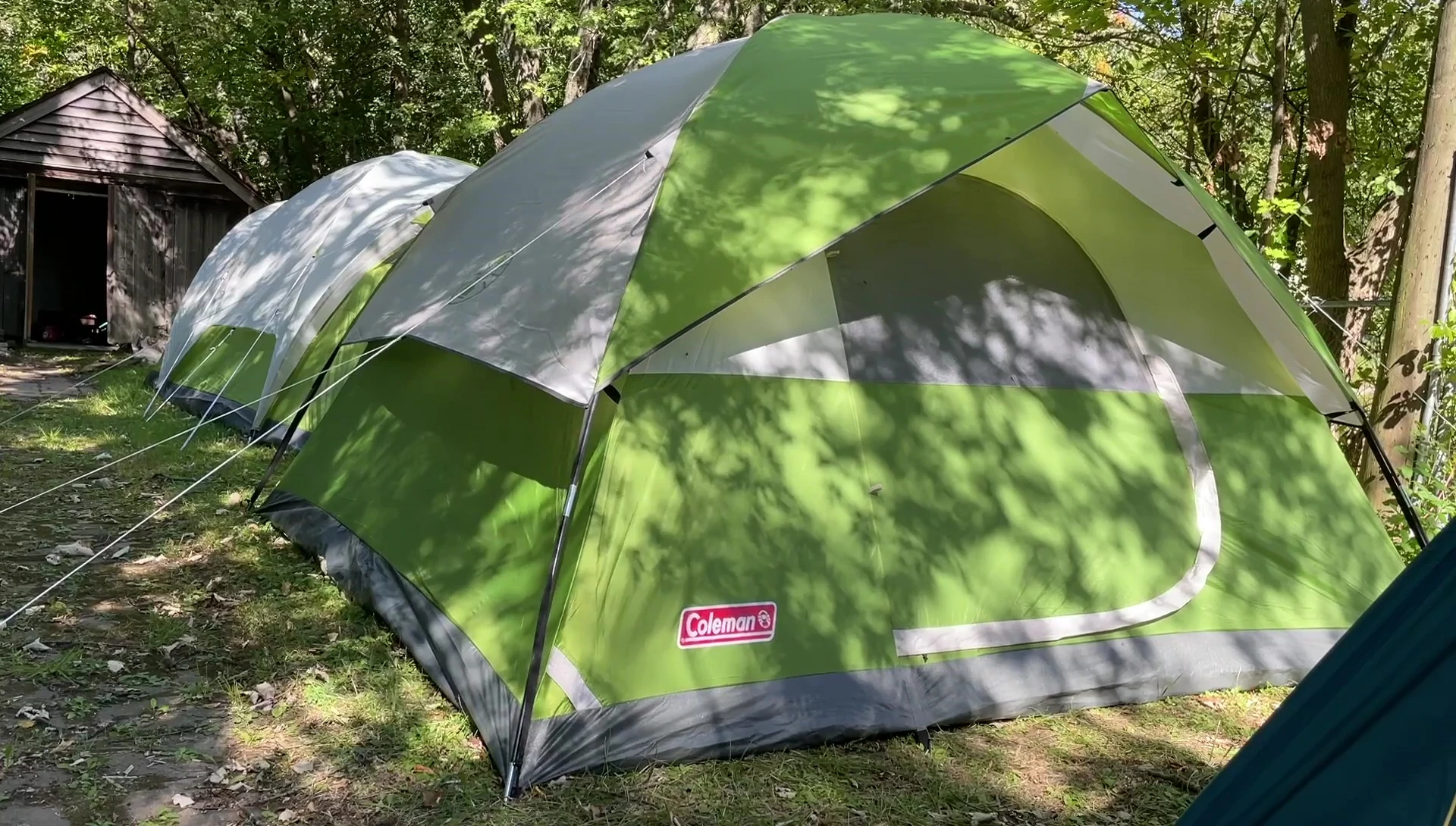 Coleman SunDome wind resistance