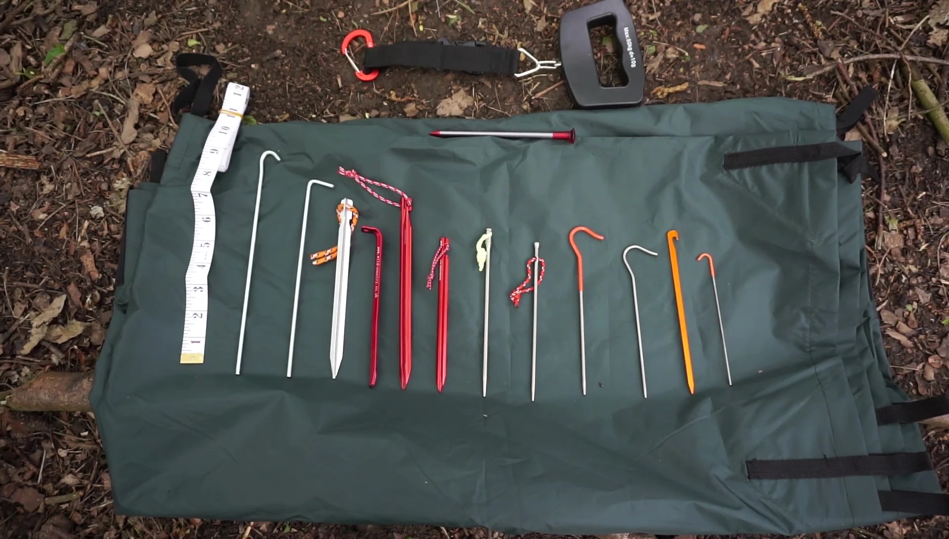 Close-up of the Vargo Titanium Ultralight Nail Peg