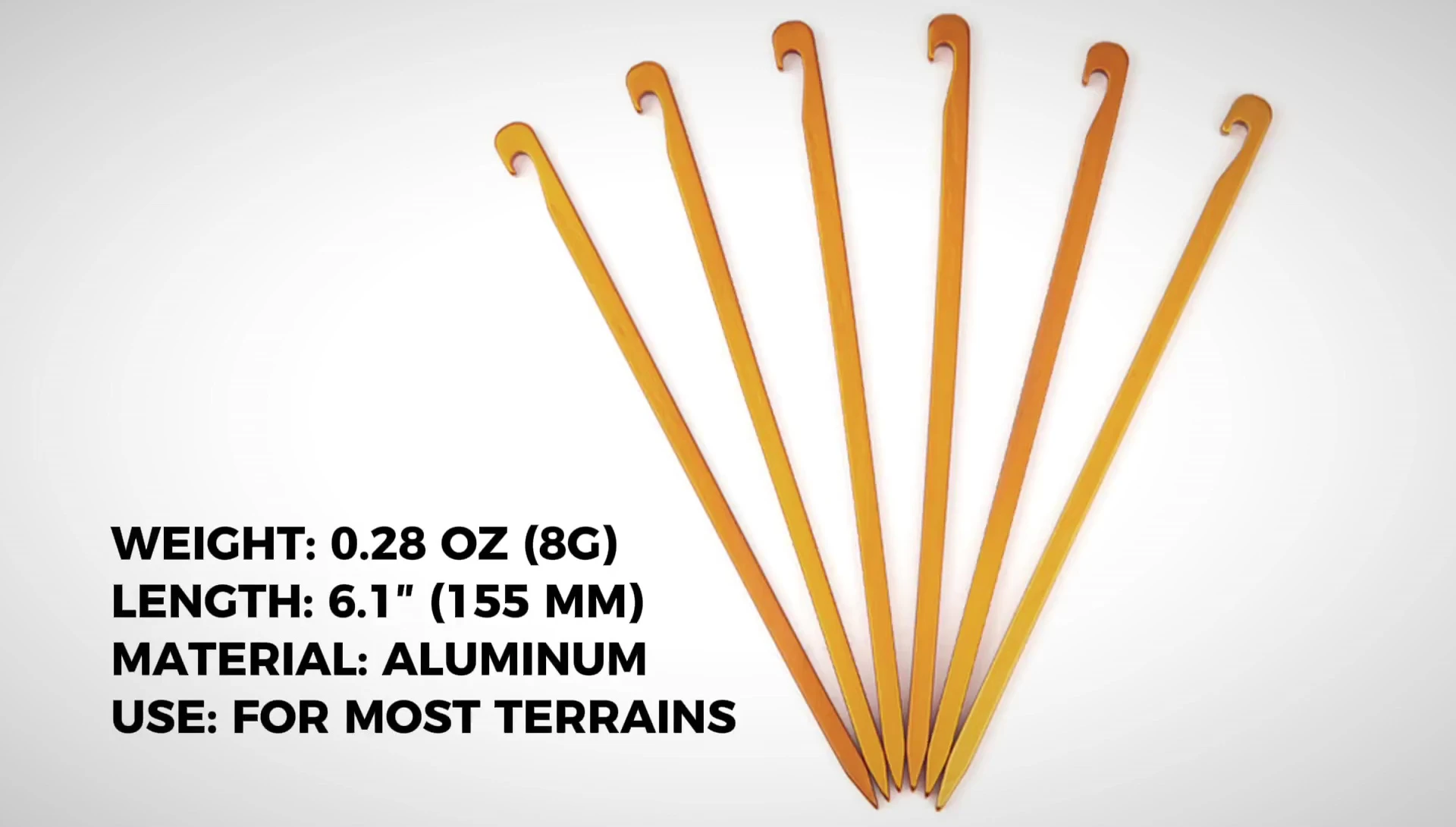 Image showcasing the square shape and lightweight nature of the pegs