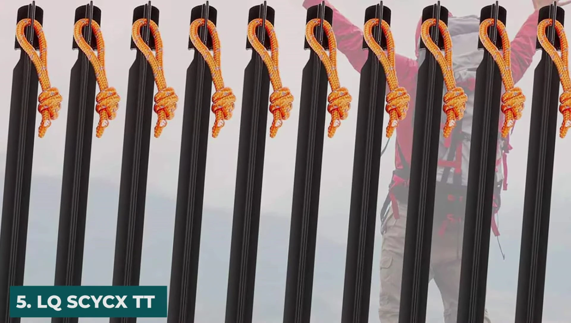 Image of LQCC YCX TT Stakes, showcasing their aluminum construction.