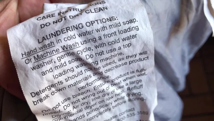 Wash your bag in a front-loading washer on cold with a non-detergent wash.