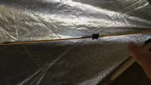 DIY High Country Tent Winterization: Emergency Blanket Roof Modification