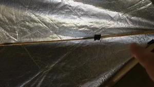 DIY High Country Tent Winterization: Emergency Blanket Roof Modification
