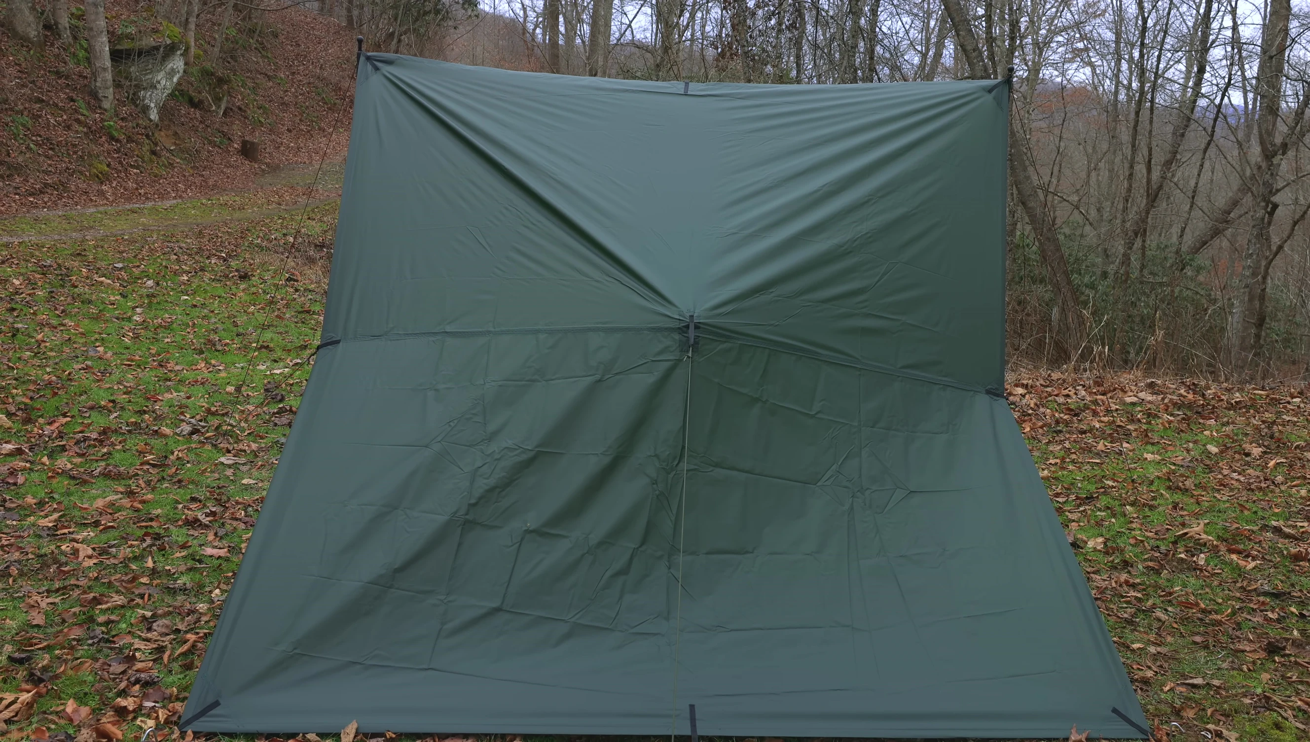 Dimensions of the tarp