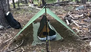 9.5 oz Ultralight Tarp Shelter System: Gossamer Gear Twinn Tarp & Borah Gear Cuben Bug Bivy Review