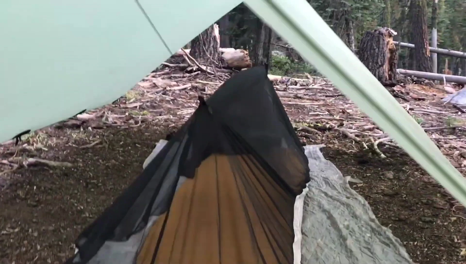 The speaker displays the Borah Gear Cuben Bug Bivy.