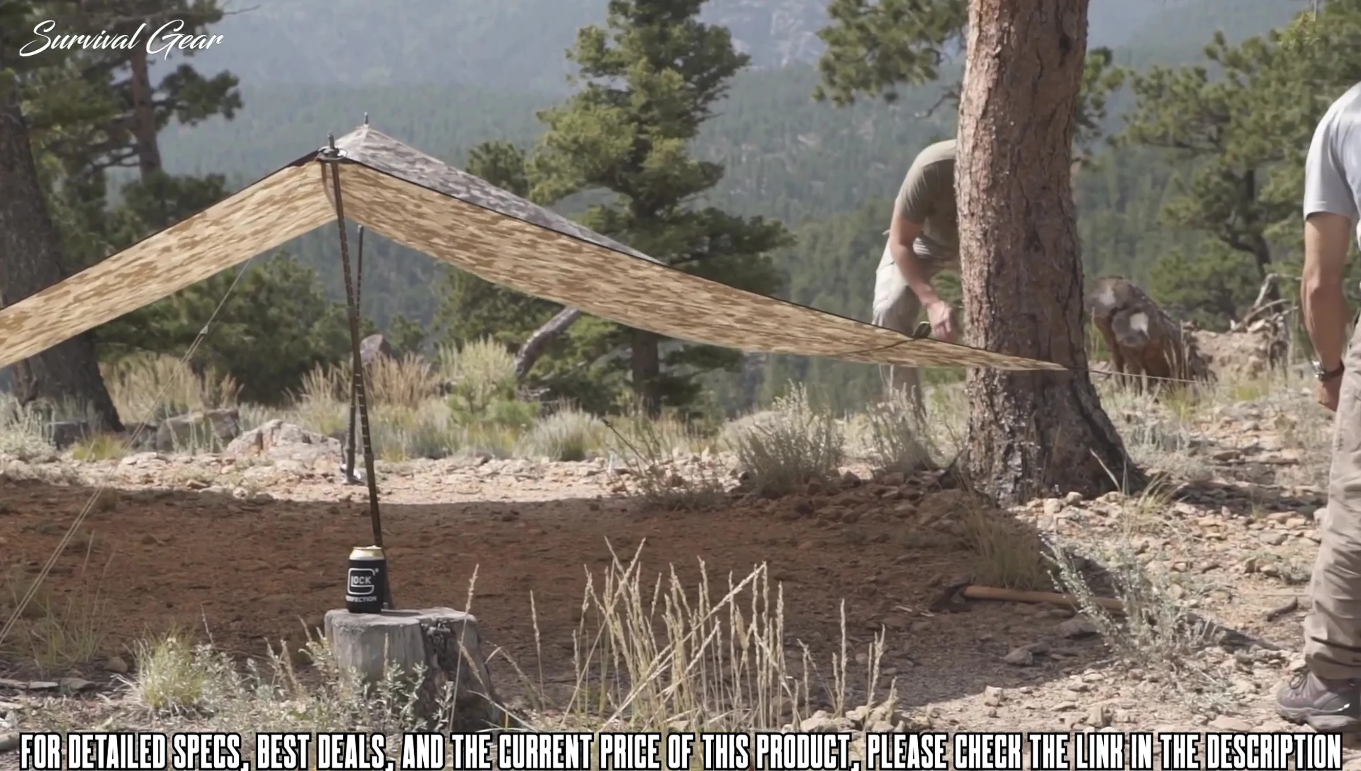 Image depicting the versatility of the Satellite XL tarp, used in different settings.