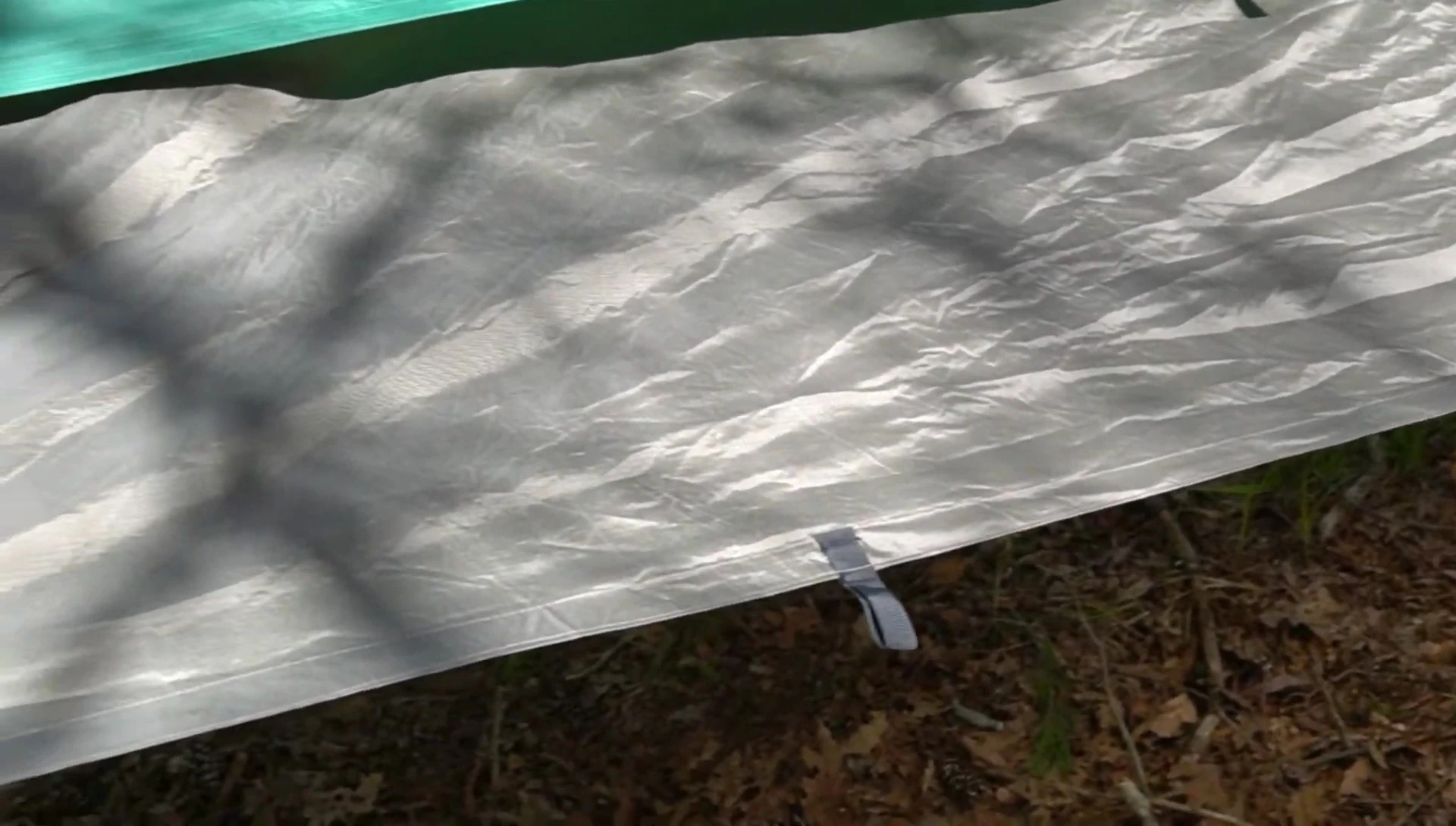 The Aqua Quest Guide tarp laid on top of the Safari tarp