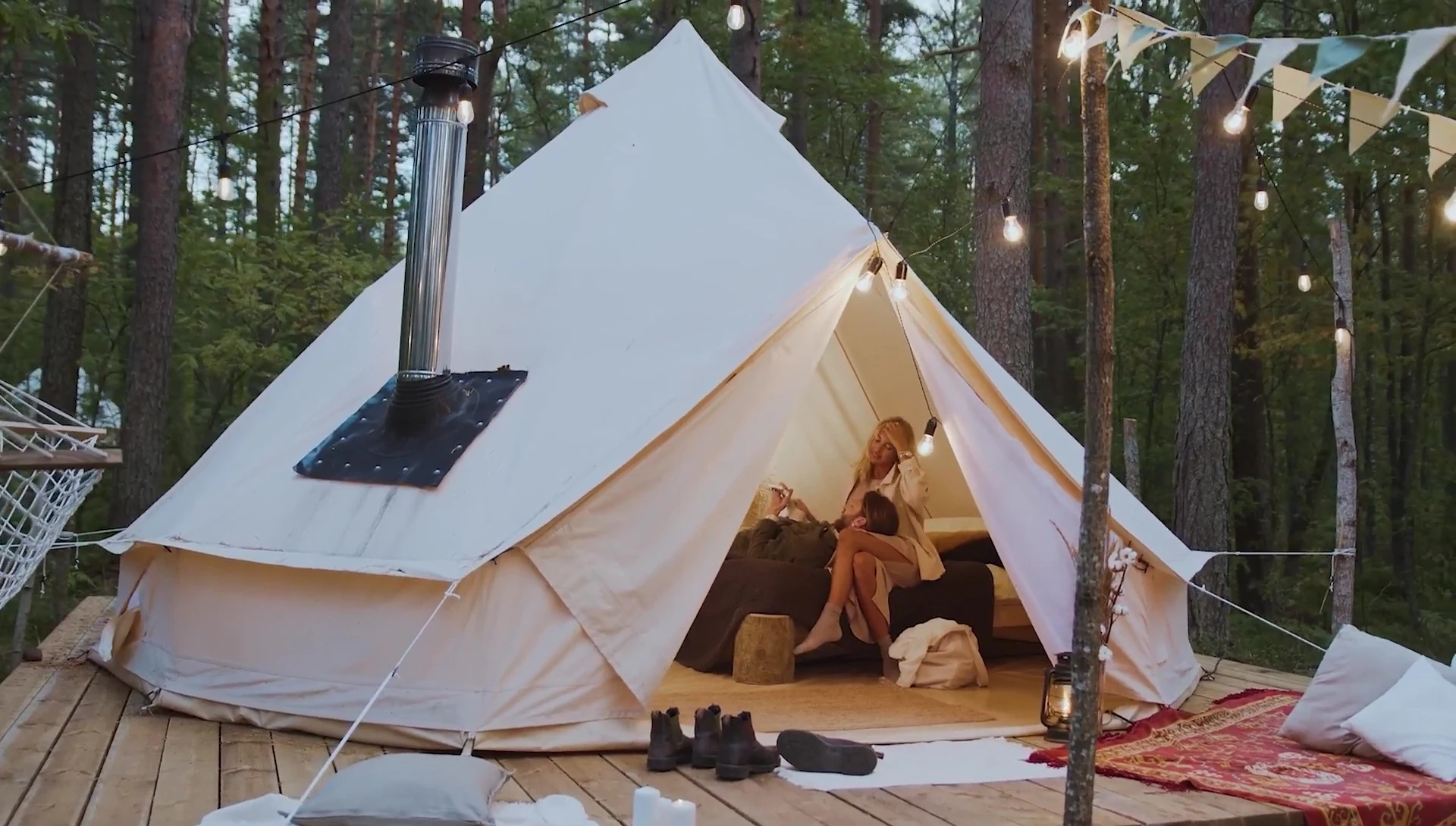 Variety of tents with different price ranges