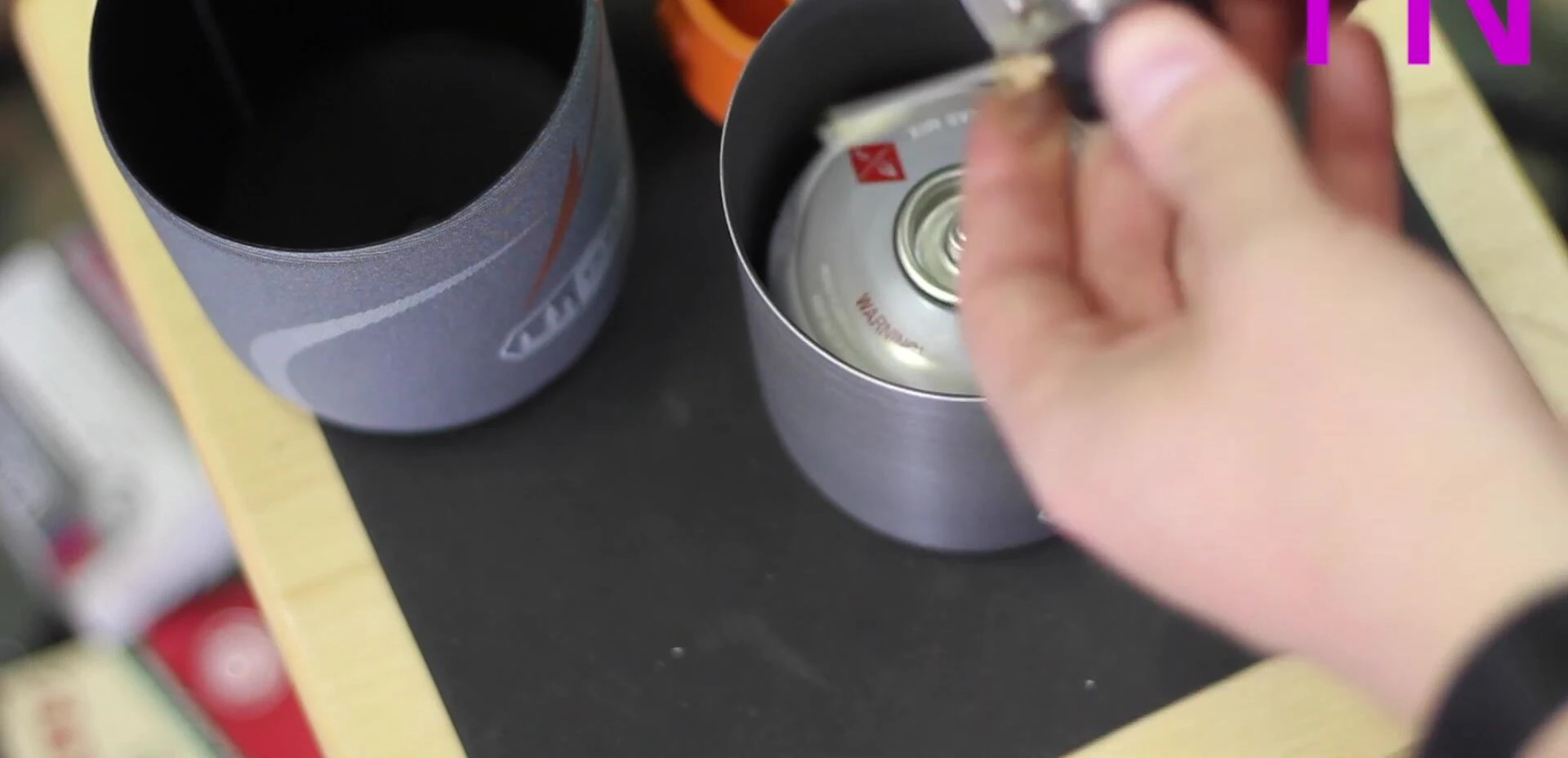 The Amazon ultralight backpacking canister stove