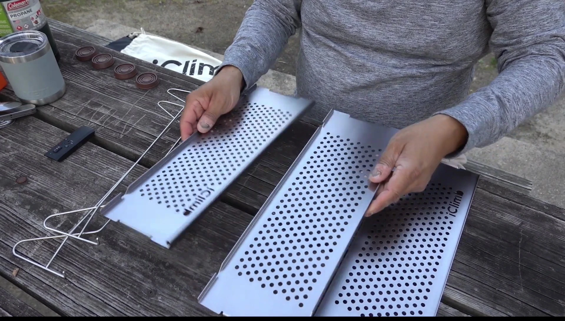 The components of the Trekology table being shown