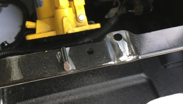 Install Swivel Seat: Clean Up Metal Dust