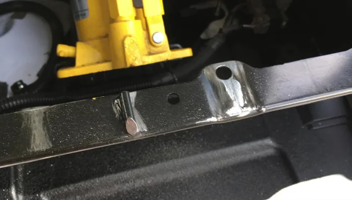 Install Swivel Seat: Clean Up Metal Dust