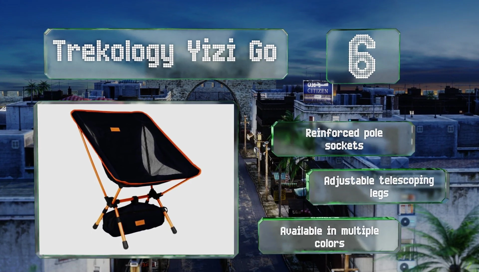 Close-up of Trichology Ego Chair's legs