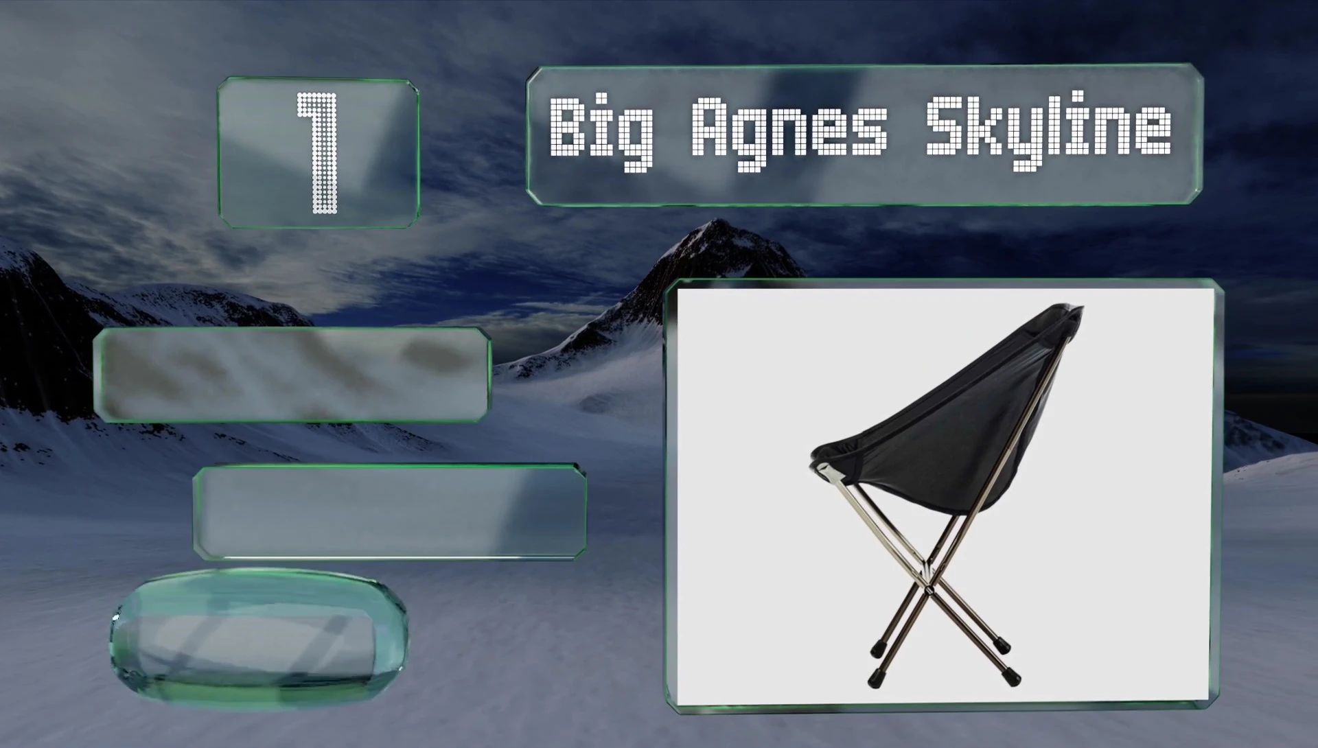 Big Agnes Skyline Chair packed