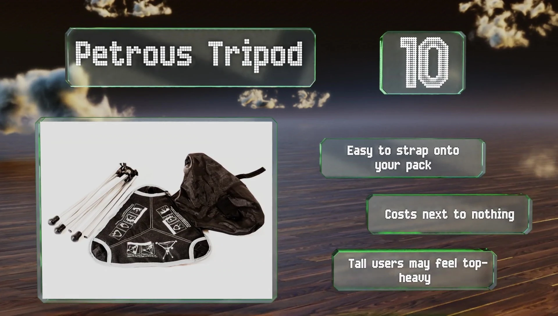 Therm-a-Rest Uno Chair packed