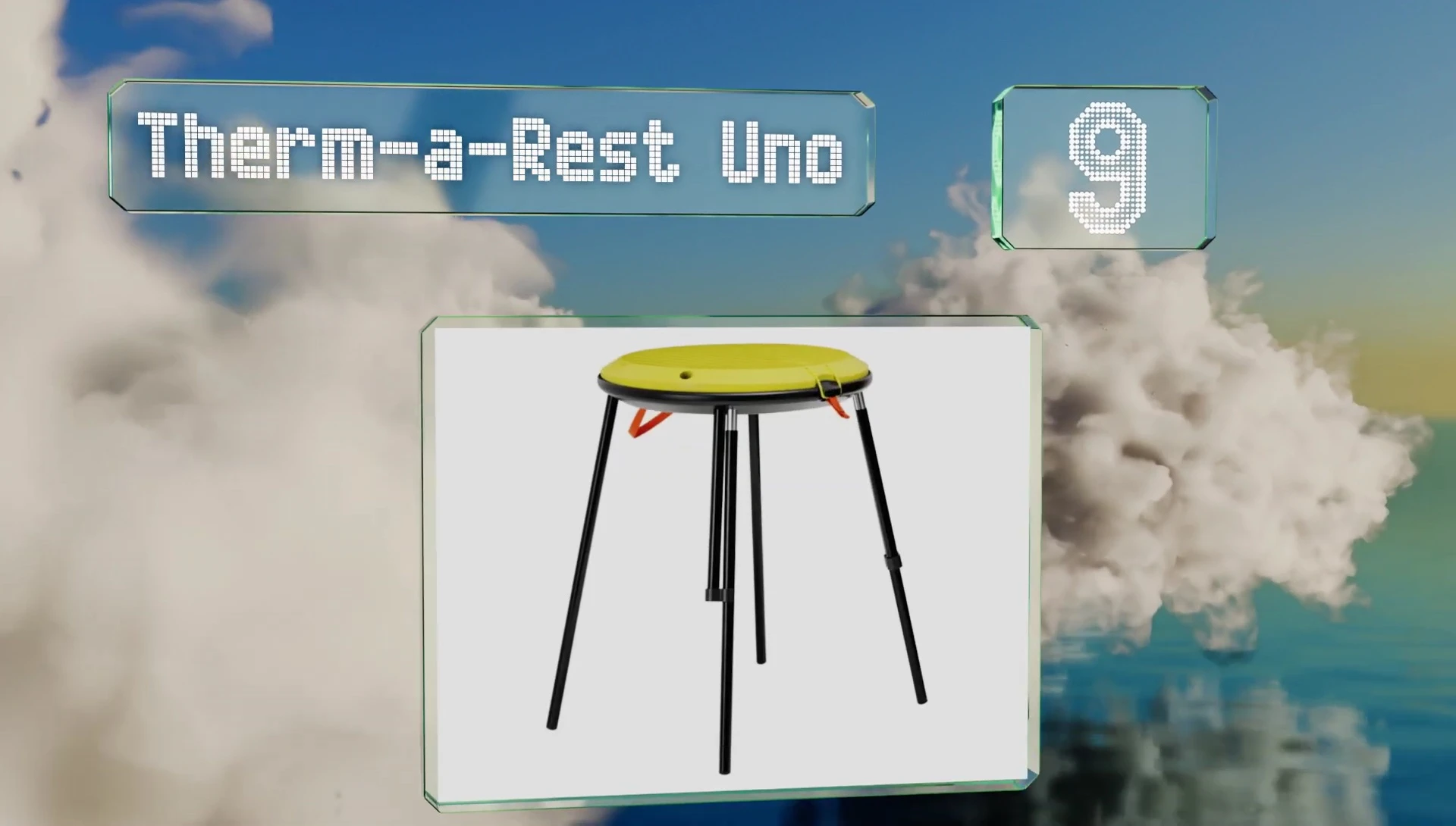 Therm-a-Rest Uno Chair in use