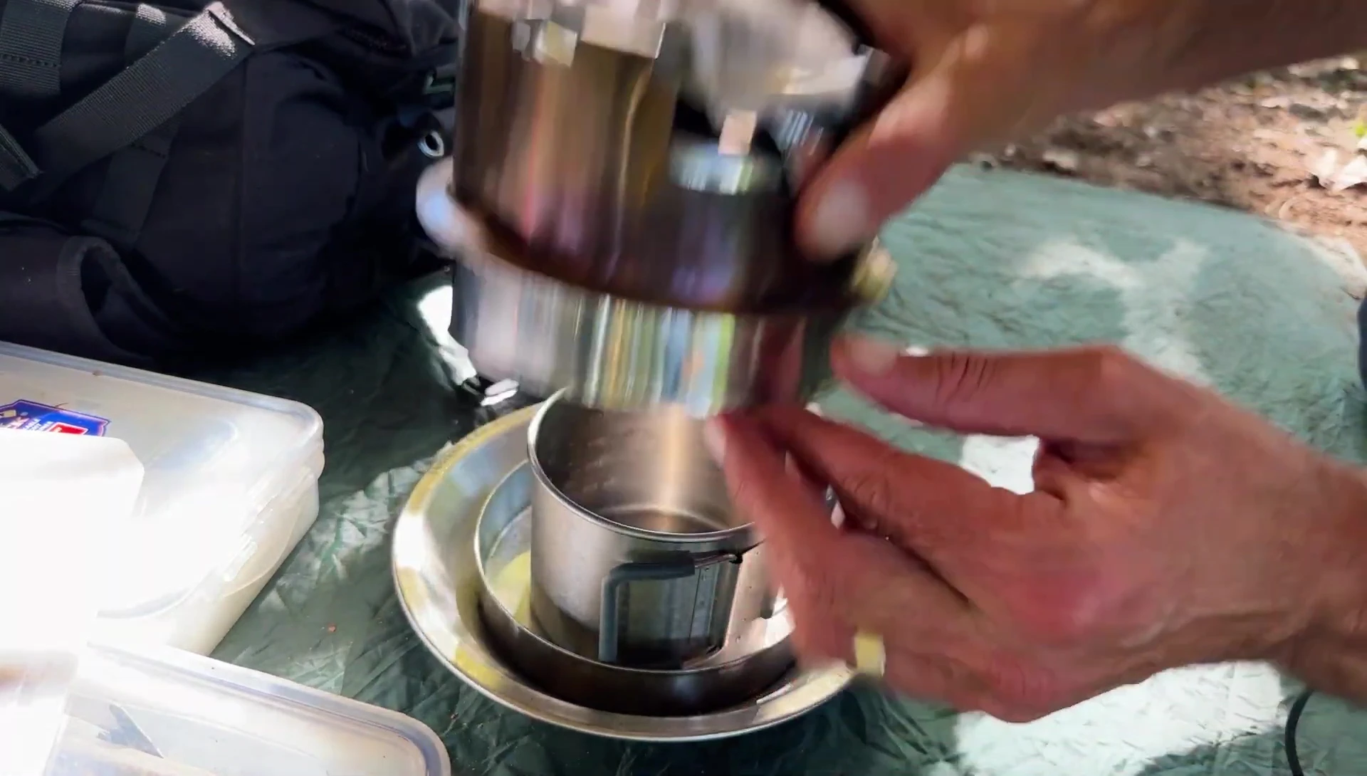 The complete Kelly Kettle Base Camp kit including additional accessories.