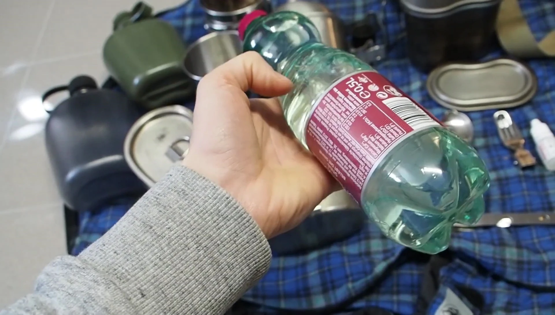Plastic bottle from McDonald's