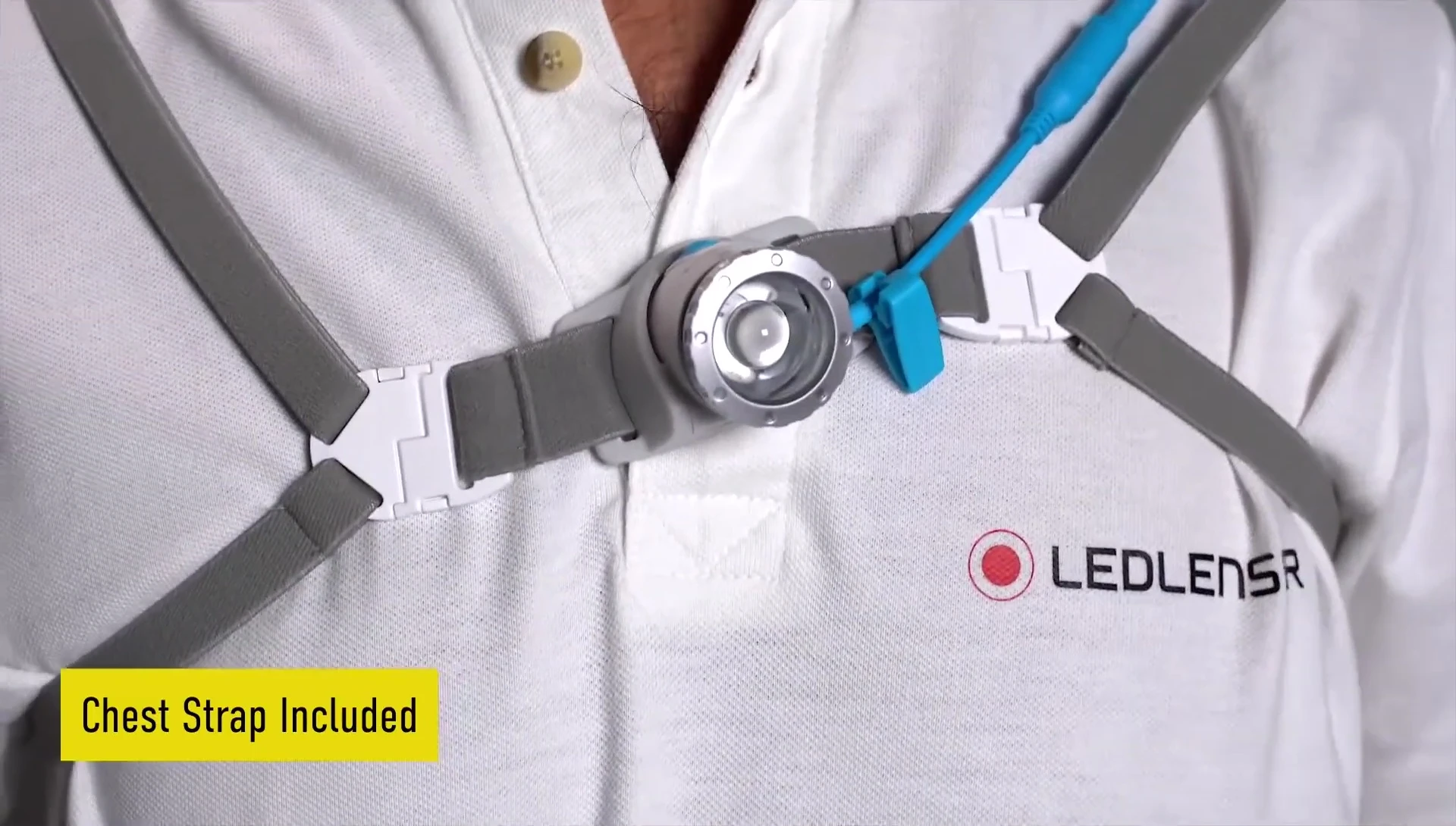 Ledlenser Neo10R showcasing its beam range
