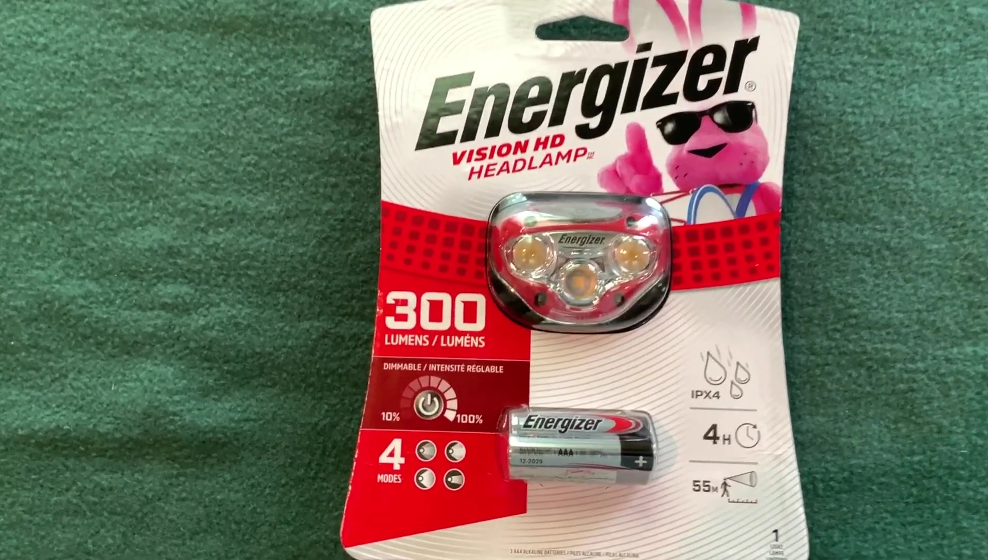 The product box highlighting its key features.