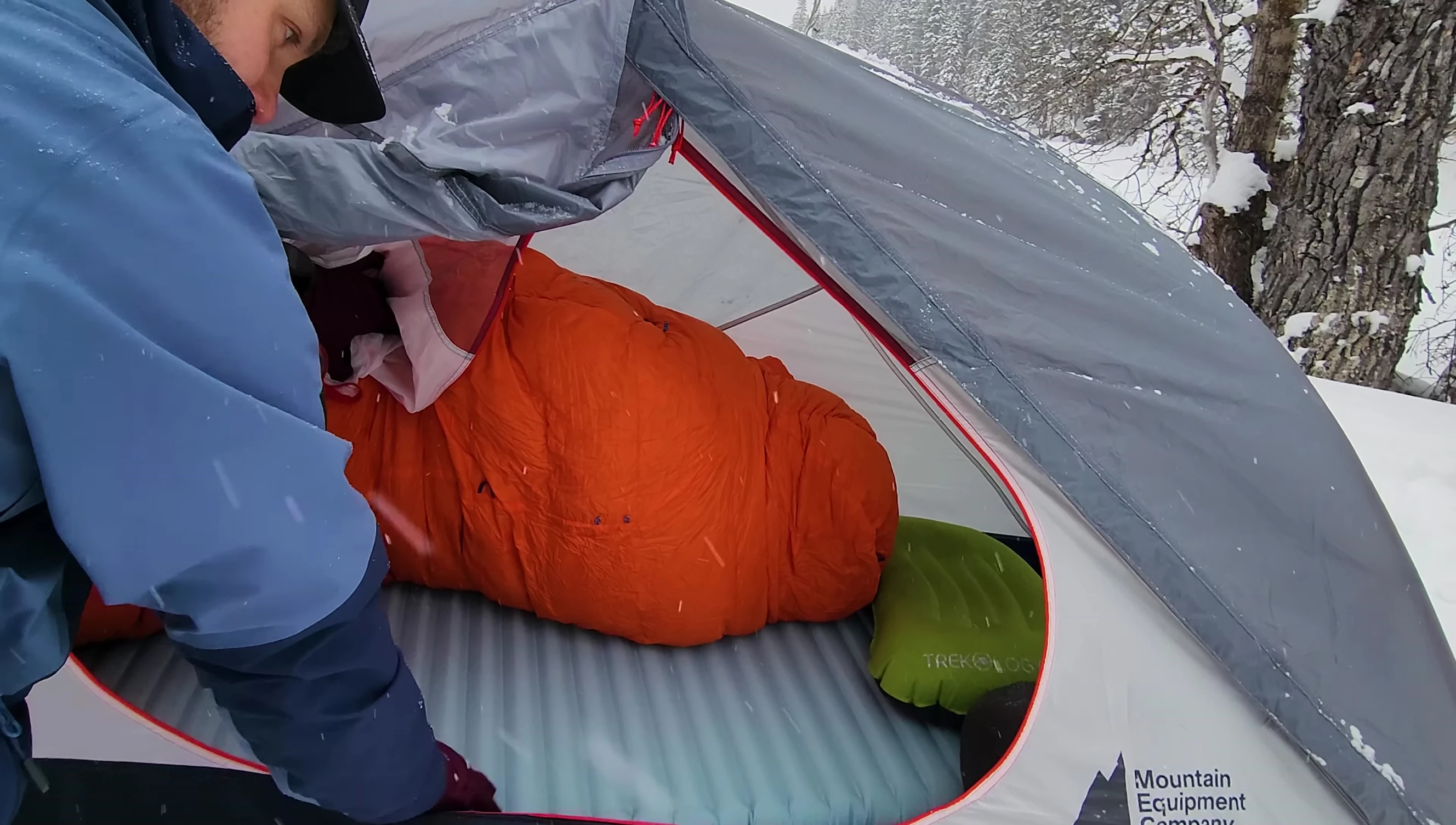 Therm-a-Rest XTherm in use