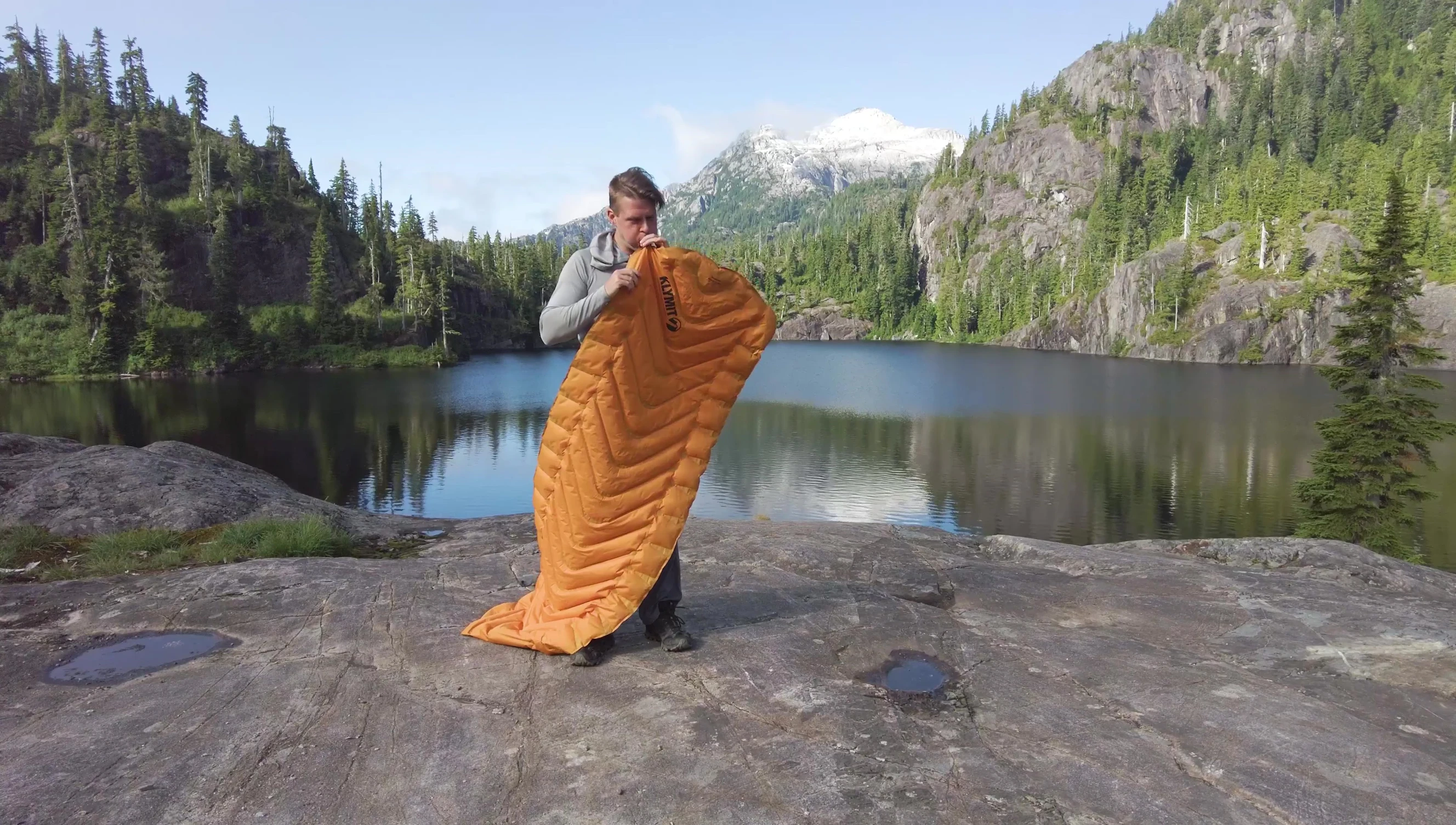 The reviewer demonstrating the ease of inflation.