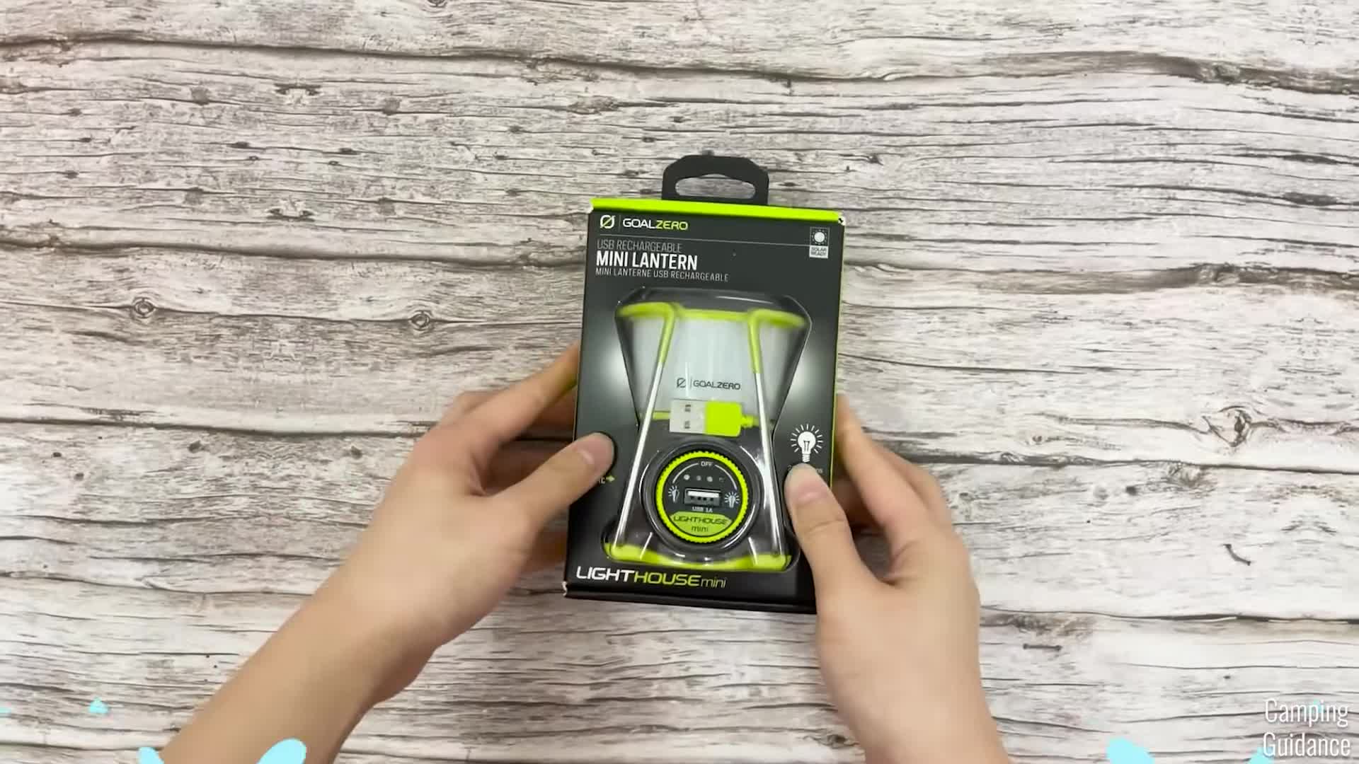 Goal Zero Lighthouse Mini Lantern unboxing
