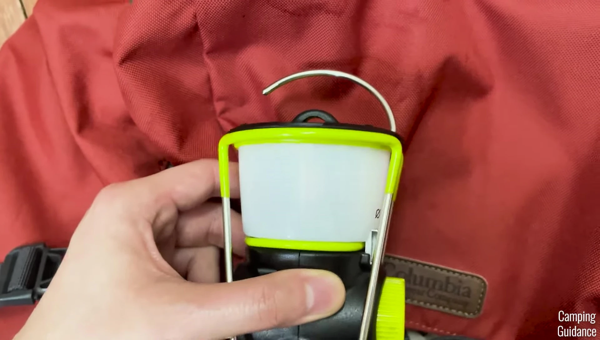 Carabiner loop demonstrated